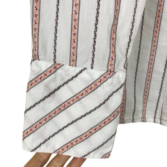 Mixit Vintage Y2K Pearl Snap Western Sequin Embroidered Button-Down Shirt 1X - Picture 5 of 16